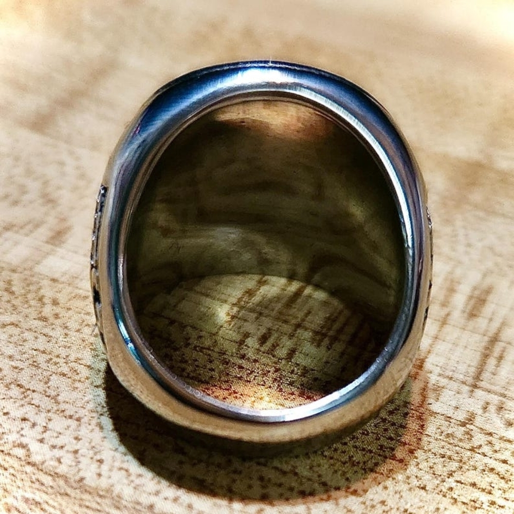 Viking Wolf Ring, Fenrir Wolf Viking Ring, Wolf Claw Ring, Stainless Steel Ring - Picture 6 of 10